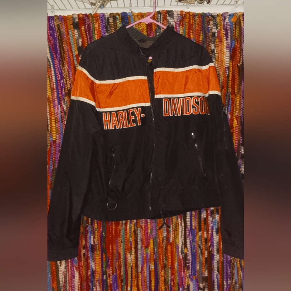 vintage Harley Davidson windbreaker